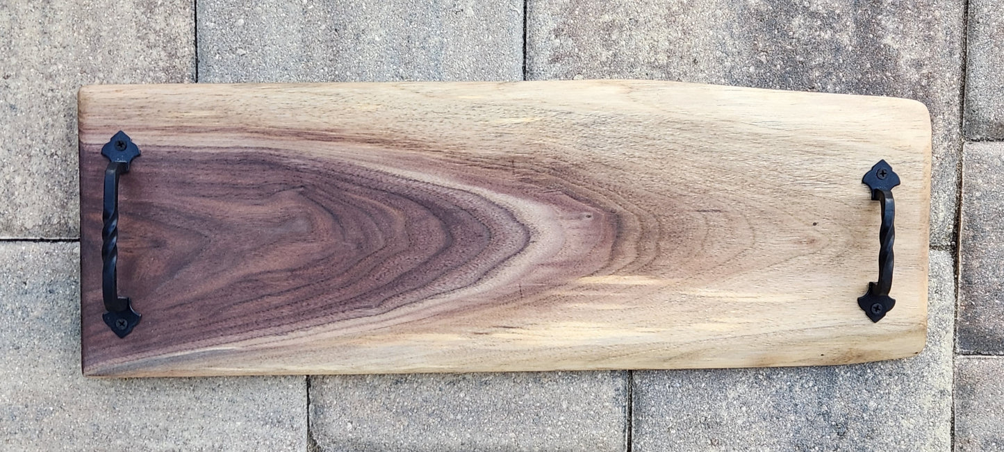 Serving Board w/handles - Tennessee Walnut - Medium