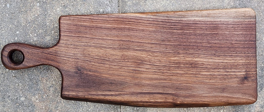 Charcuterie Board w/handle - Tennessee Black Walnut - Live Edge - Medium