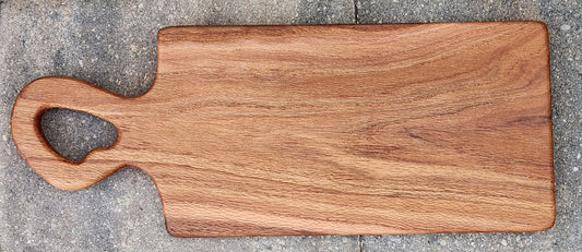 Charcuterie Board w/handle - Florida Red Oak - Medium