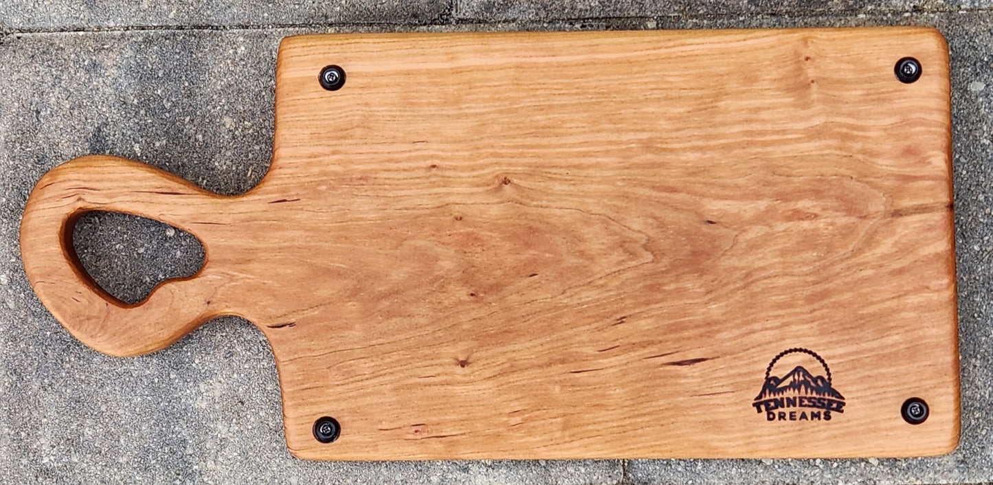 Charcuterie Board w/handle - Tennessee Cherry - Medium