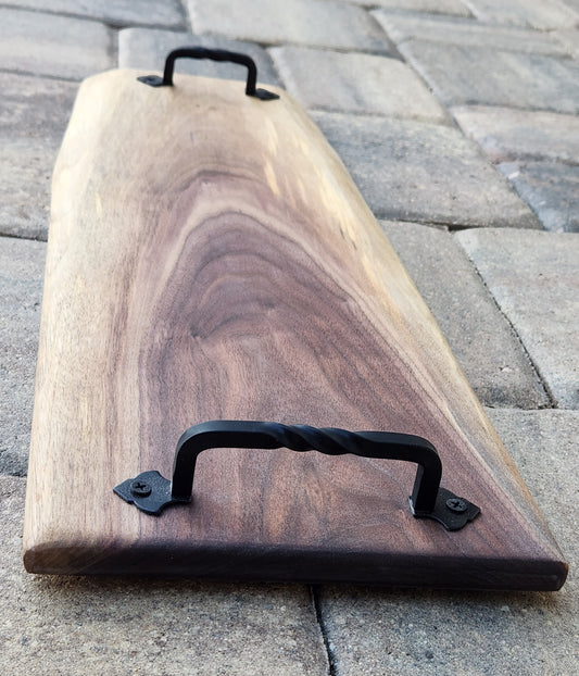 Serving Board w/handles - Tennessee Walnut - Medium