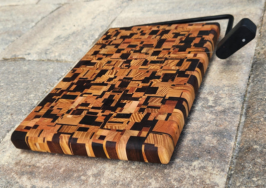 Chaotic End Grain Cheeseboard Slicer