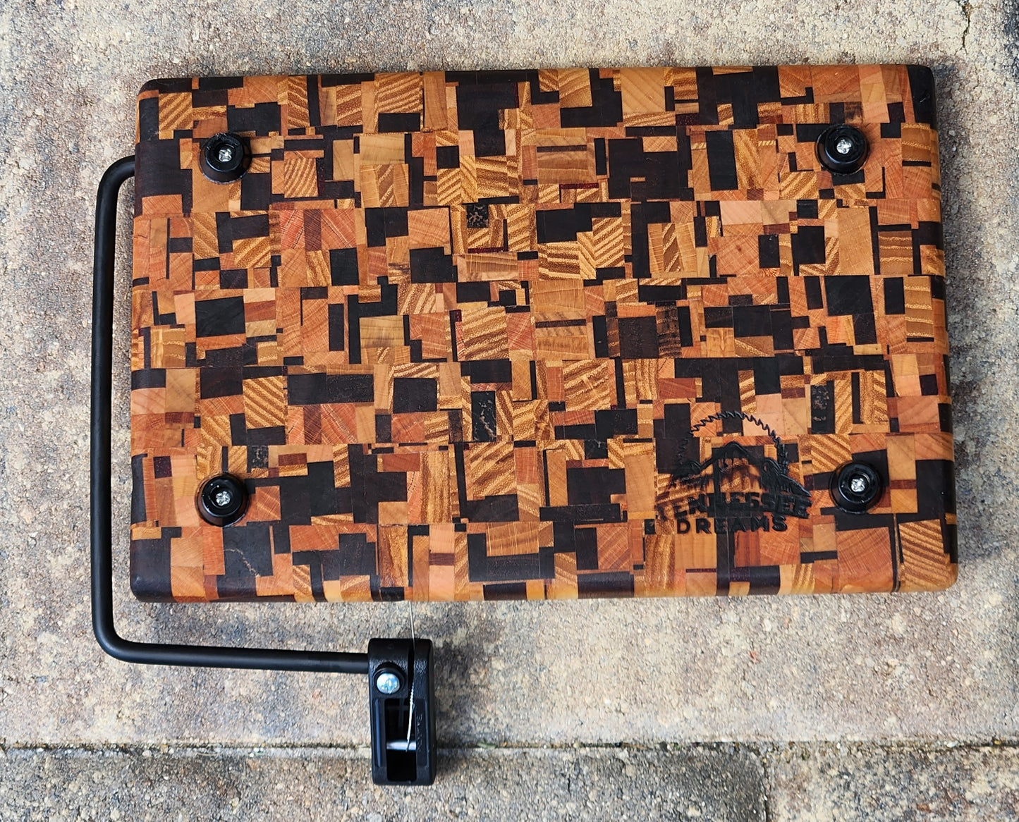 Chaotic End Grain Cheeseboard Slicer