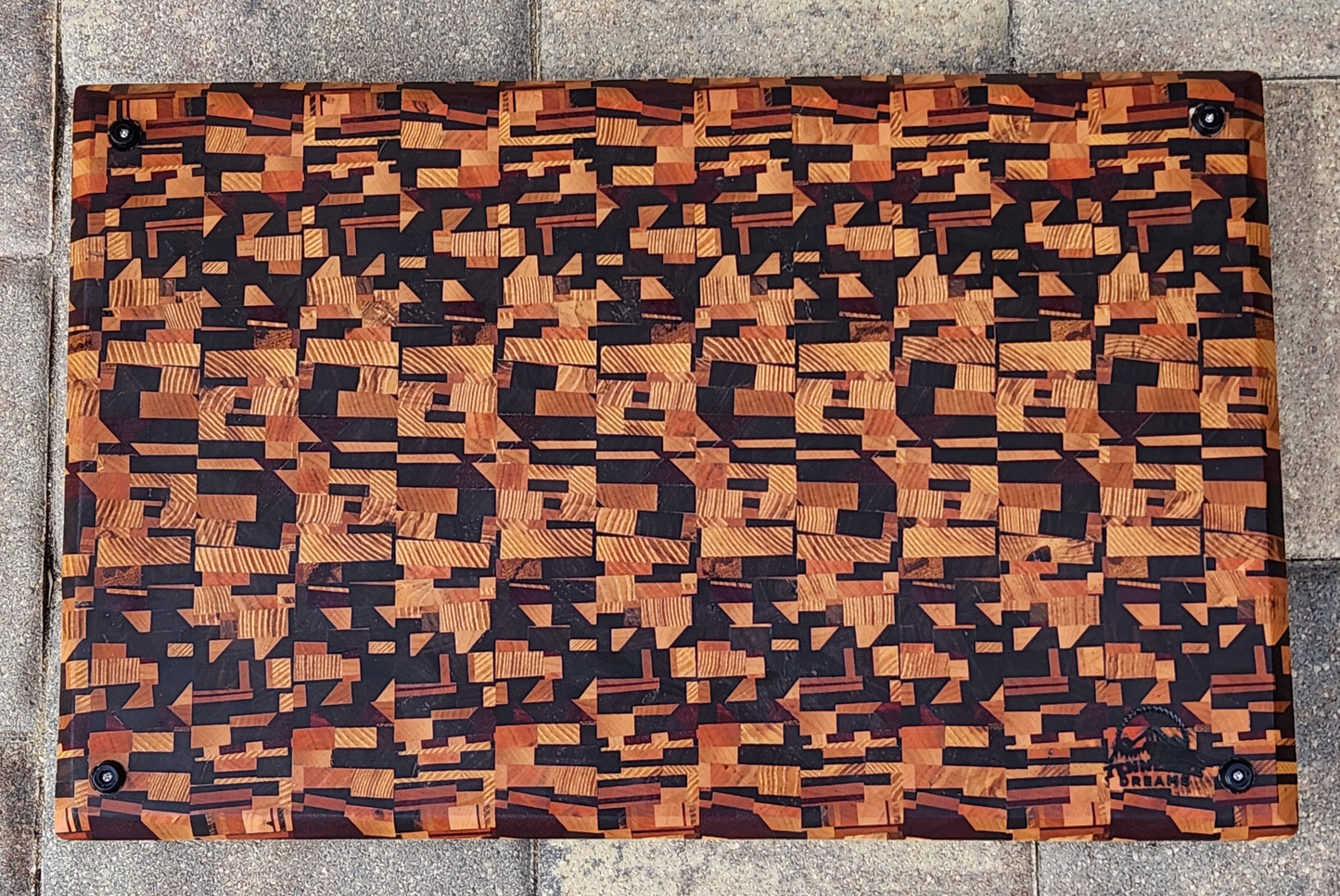 Chaotic Pattern Cutting Board - Large w/Juice Groove