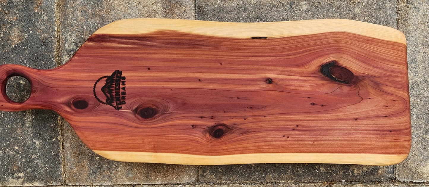 Cribbage Board w/handle - Florida Red Cedar