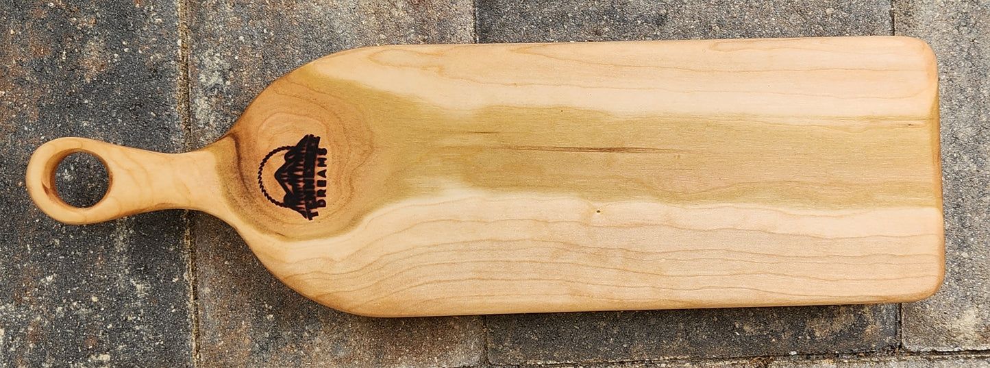 Cribbage Board w/handle - Cherry