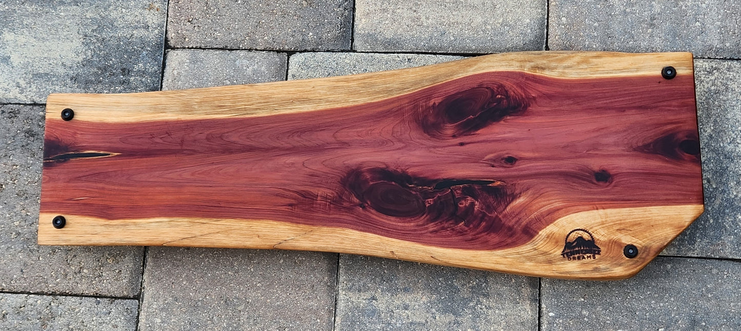 Serving Board w/handles - Florida Red Cedar - Large